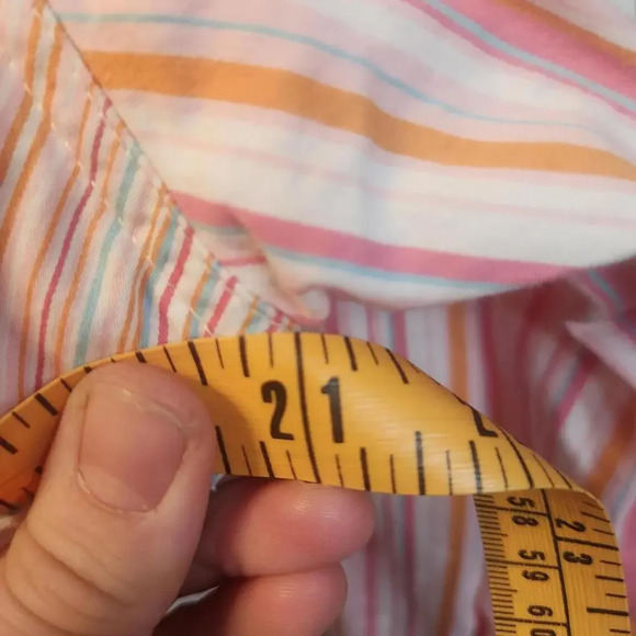 Twenty X Women's Striped Multi-Pattern Tailored Fit Button-Up Shirt Size Small - Picture 7 of 9